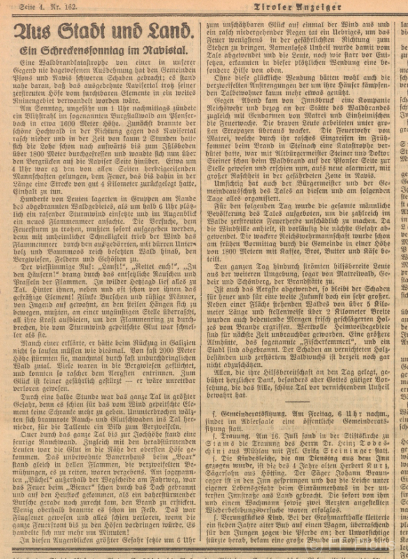 19230719_Tiroler_Anzeiger_1923_07_19_Waldbrand_ONB_ibn_1