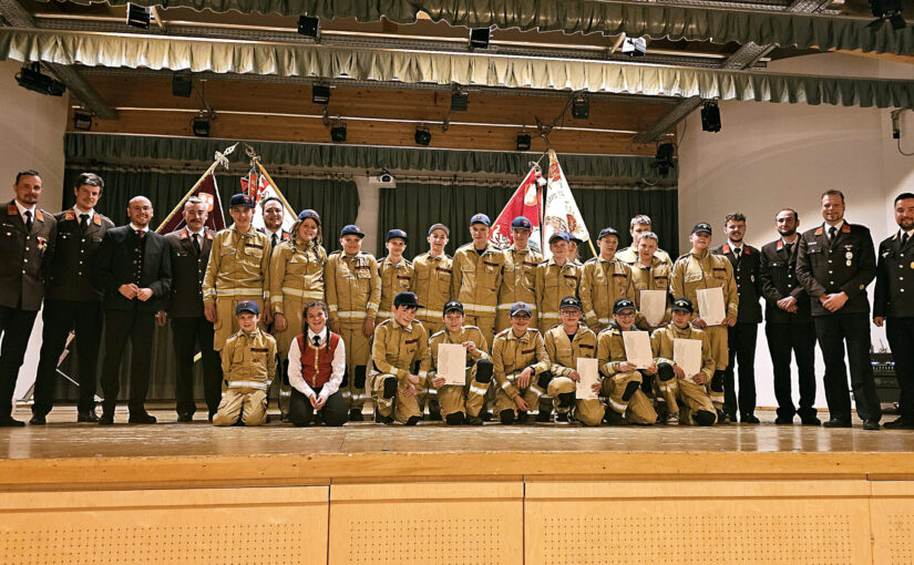2025-04-26 Florianifeier mit Beförderungen Feuerwehrjugend