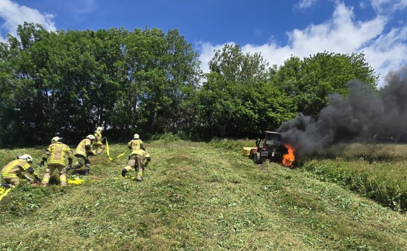 2025-06-17 Brand Mähtrac Gedeir